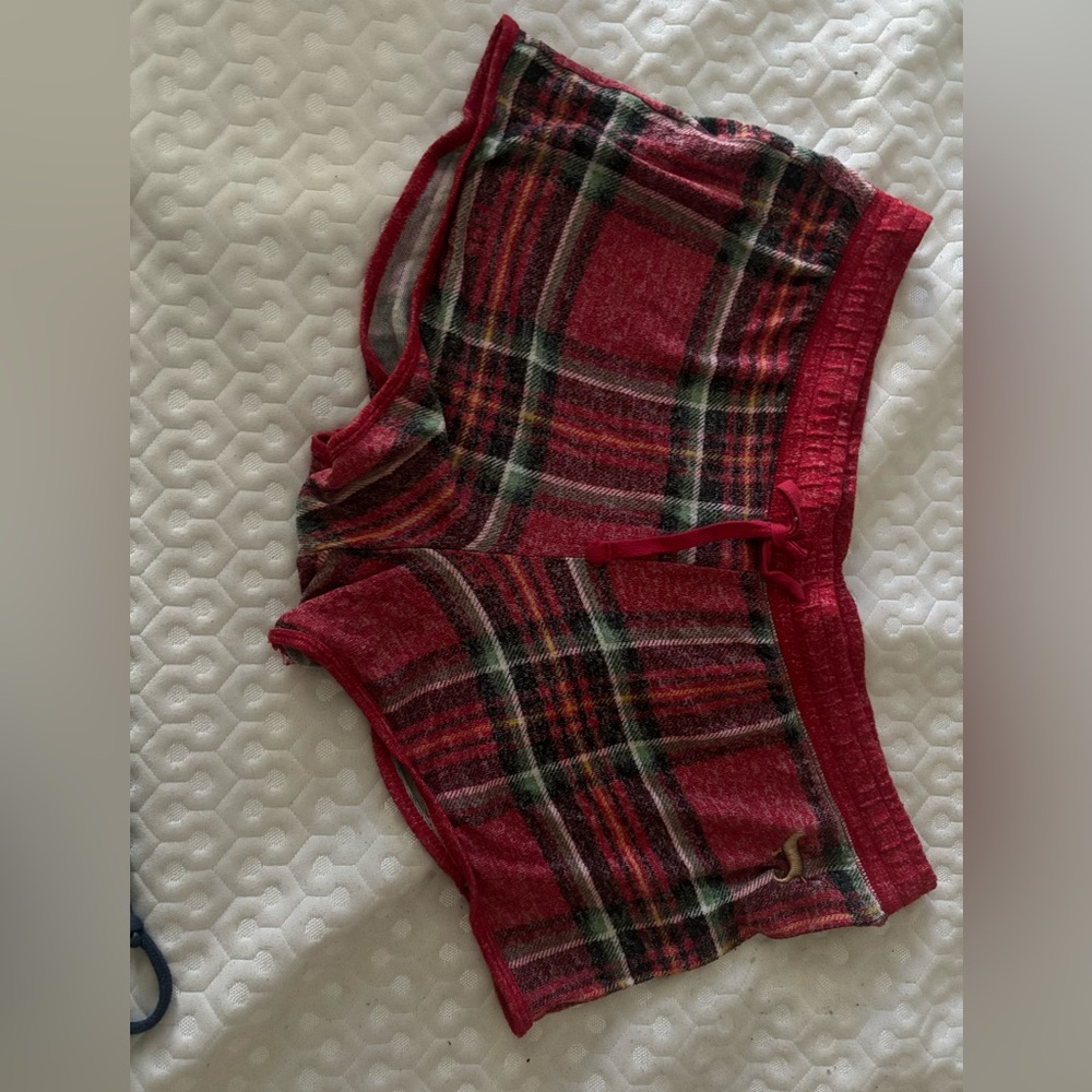 Pink pajama shorts